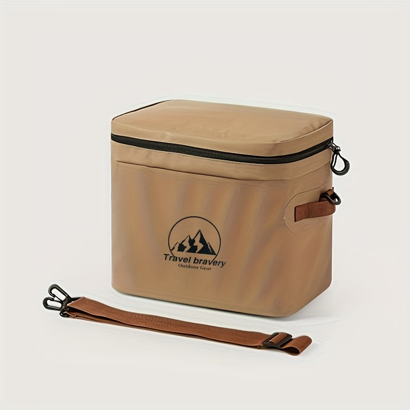 20L Waterproof Insulation Box w/ Ice Pack-Portable Food Preservation Bag