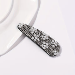 Rhinestone Snap Clip Faux Pearl Hair Clip for Women Girls Hair Accessories