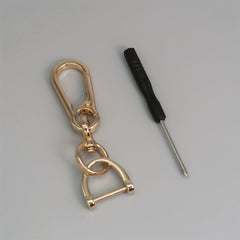 Metal Keychain Holder For Belt Heavy Duty Key Fob Carabiner D ring Clips