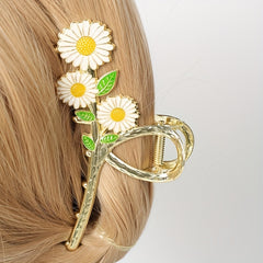 Daisy Hair Clip Flower Hair Claw Hair Accessories For Girls Women
