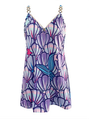 Women's Floral Print Cami Top Sleeveless V Neck Top