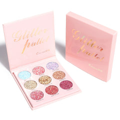 High Pigmented Glitter Eyeshadow Palette Colorful and Long Lasting Eye Shadow