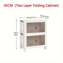 Collapsible Storage Bins With Lids Large Capacity Organizer Box