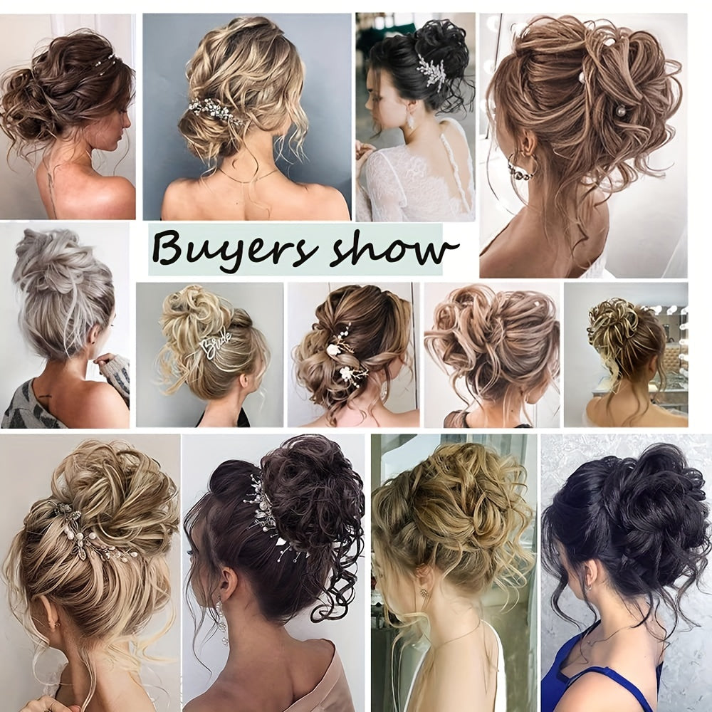 Curly Wavy Synthetic Hair Scrunchies Extensions For Women