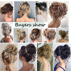 Curly Wavy Synthetic Hair Scrunchies Extensions For Women