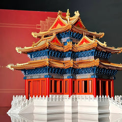 Chinese Style Pagoda Building Set Traditional Architecture