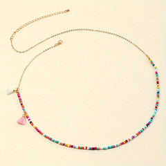 Colorful Tassel Bead Waist Chain Bohemian Style Body Chain