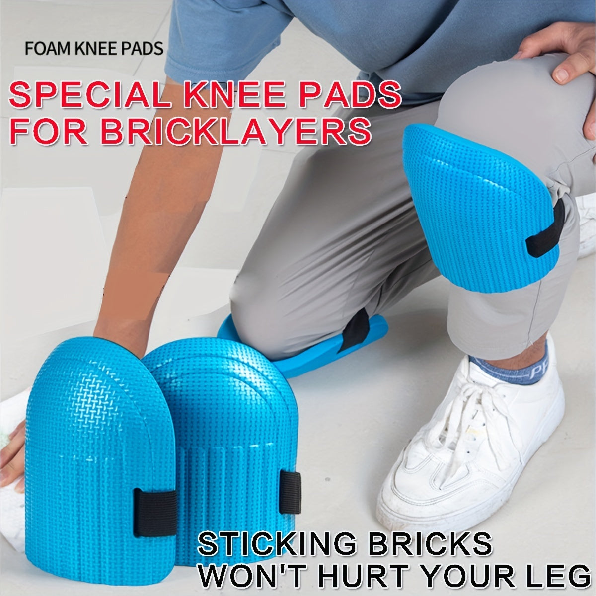 2pcs Bricklayer Knee Protection Leg Pads