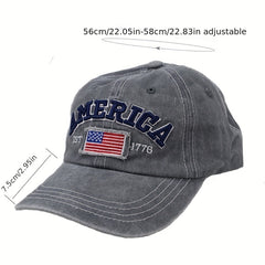 Men's Outdoor American Flag Vintage Baseball Cap