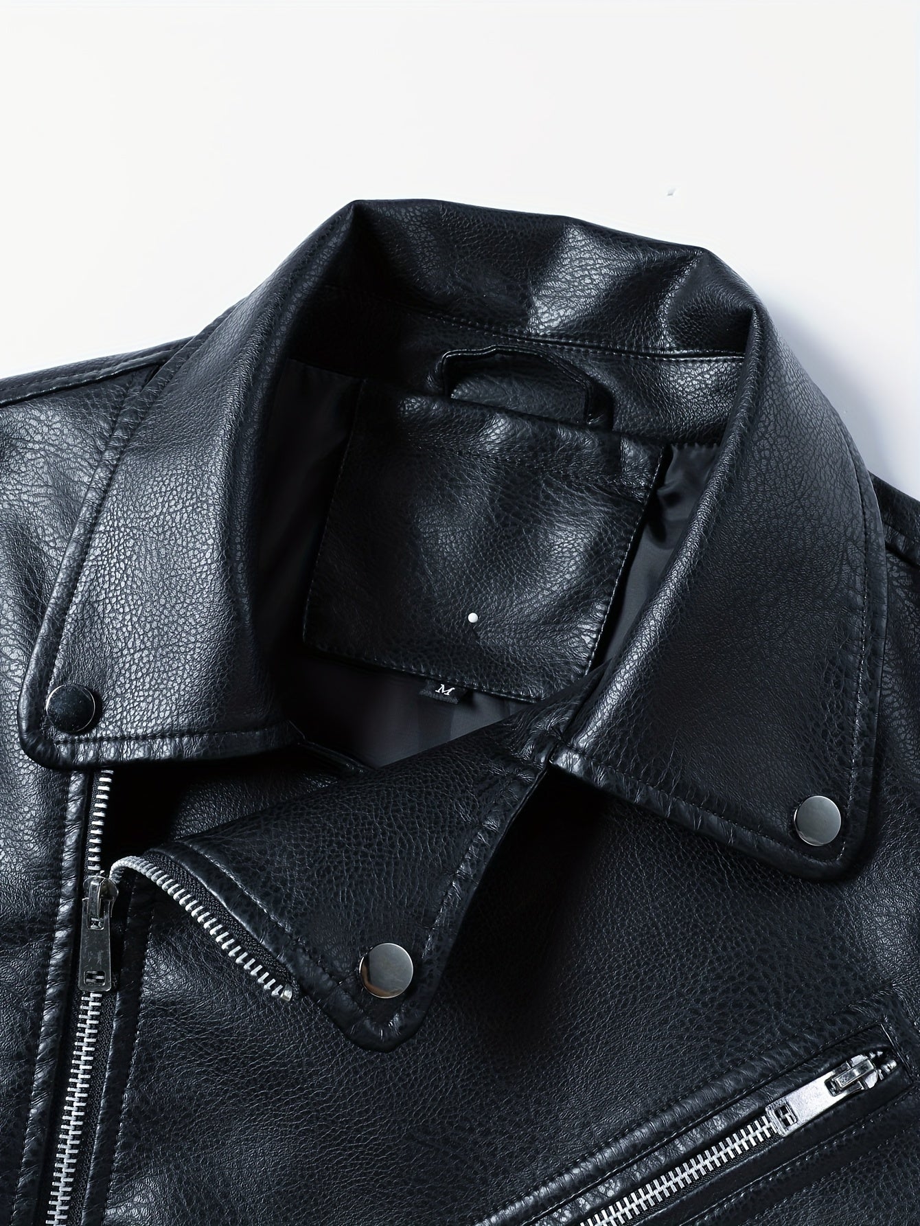 Men's Vintage Style PU Leather Jacket