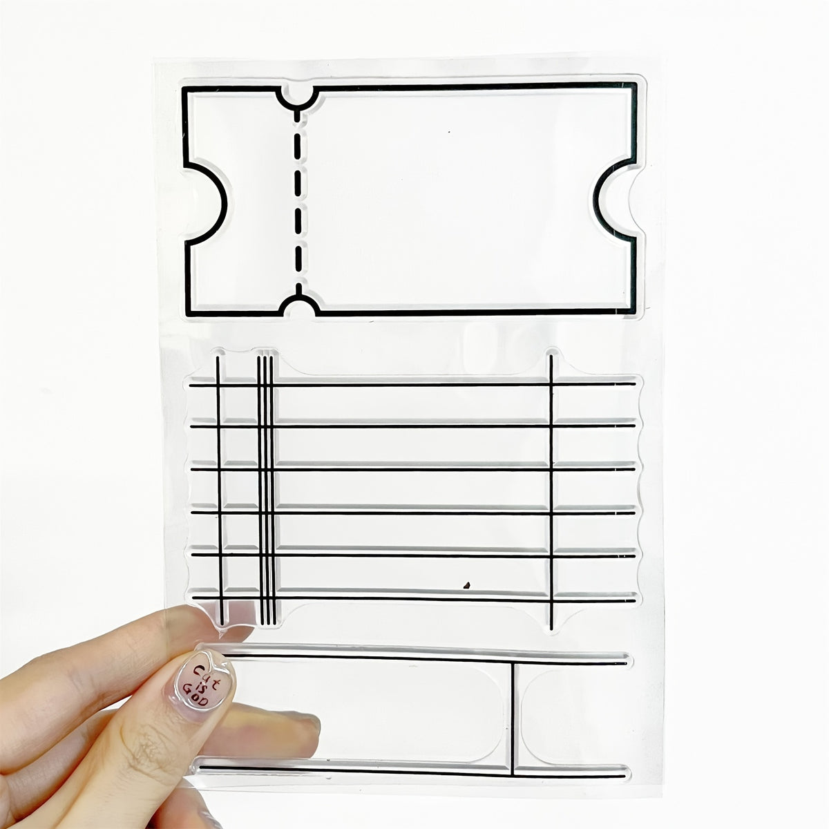 Transparent Background Printing & Stamping Stamp
