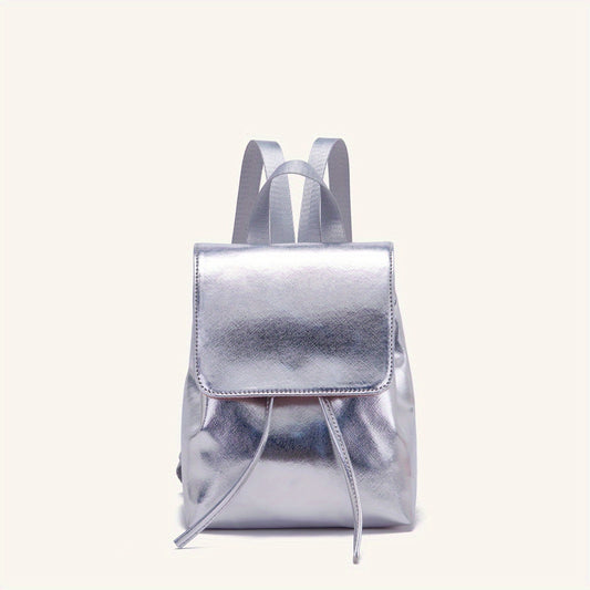 Kids Large Capacity Schoolbag Silver Travel Backpack