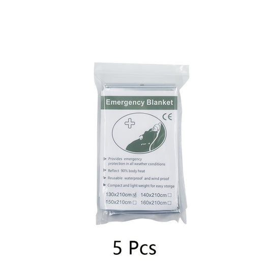 10pcs Survival Thermal Blanket for Outdoor Camping