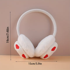 Cartoon Style Soccer Ball Earmuffs for Winter Warmth
