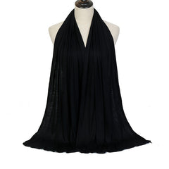 Stretchy Hijab Large Plain Maxi Scarf Shawl High Wrap Warm Eid Mothers