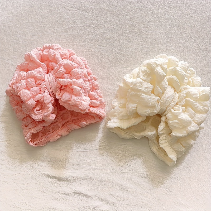 Turban Headwrap Soft Comfort Knotted Bow Hat for Newborn