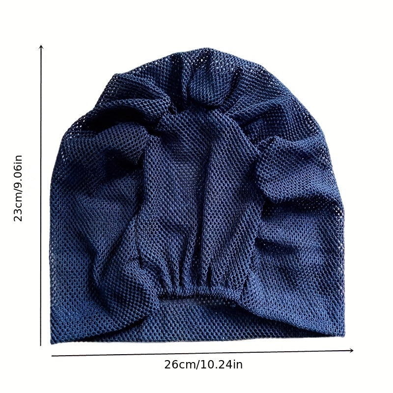 Breathable Mesh Turban Hijab Cap Ramadan Underscarf Hat
