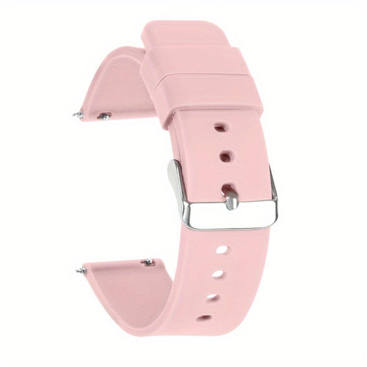Silicone Watch Band 14mm 16mm 24mm Quick Release Waterproof Sports Wristband