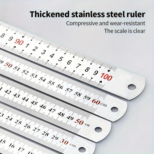 Thickened Stainless Steel Ruler Measuring Tool