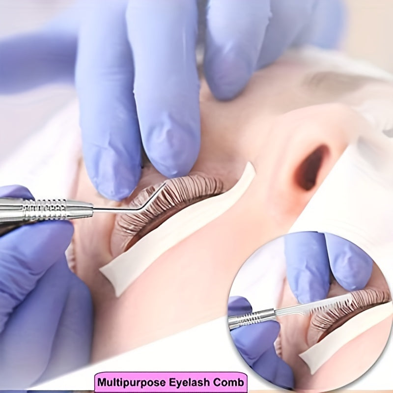 Stainless Steel Lash Lift Perm Tool with Comb
