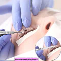 Stainless Steel Lash Lift Perm Tool with Comb