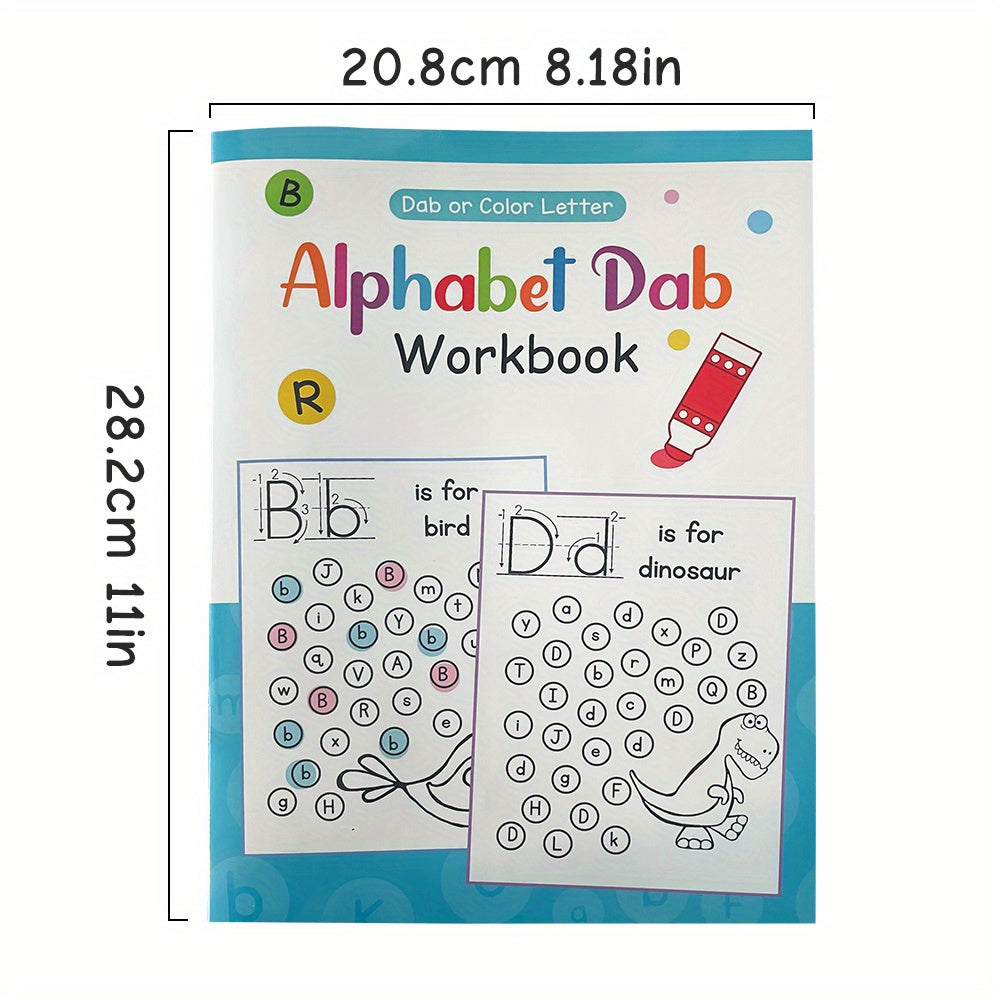 Preschool Educational Coloring Book Alphabet Learning Workbook for Youngsters