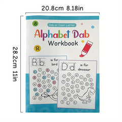 Preschool Educational Coloring Book Alphabet Learning Workbook for Youngsters
