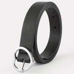 Heart Shape Buckle Wide Belt Casual PU Girdle Women Waistband