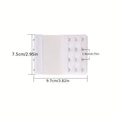 3pcs Mixed Hook Bra Extenders Adjustable Bra Straps