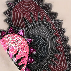 Heart Shaped Eye Embroidered Patch DIY Decorative for Clothes Accessorie
