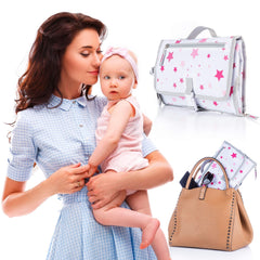 Waterproof Portable Baby Changing Pad Diaper Bag Mat