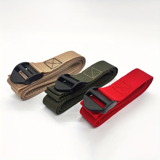 Durable Plastic Buckle Strap for Camping & Hiking Gear Security