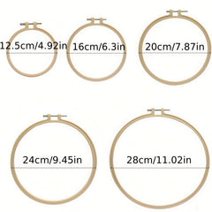 5pcs Plastic Embroidery Hoop Set for Cross Stitch