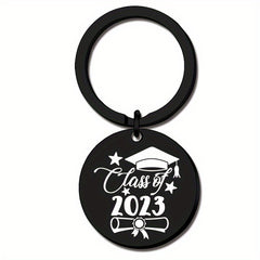 Graduation Keychain Stainless Steel Inspirational Gift
