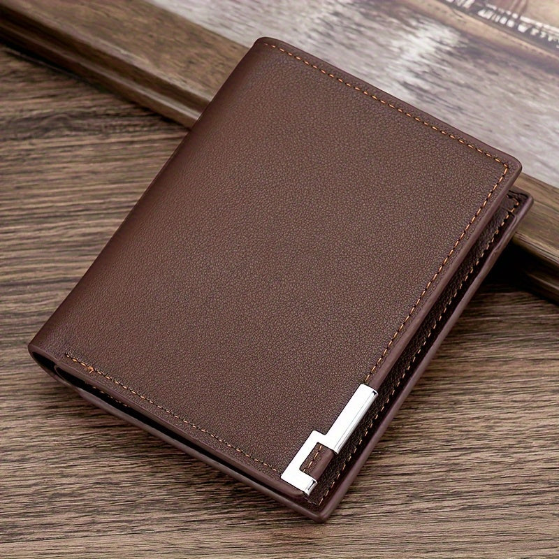 Men's Wallet Large Capacity Money Clip Card Holder