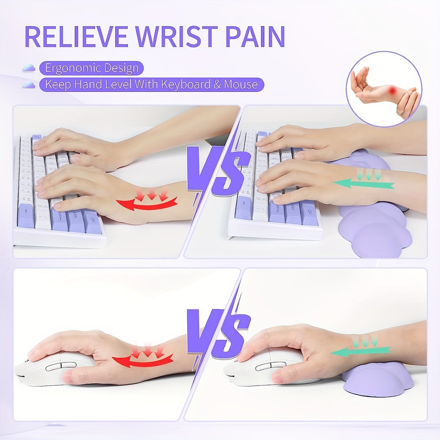 Large Gaming Mouse Pad and Wrist Rest Combo