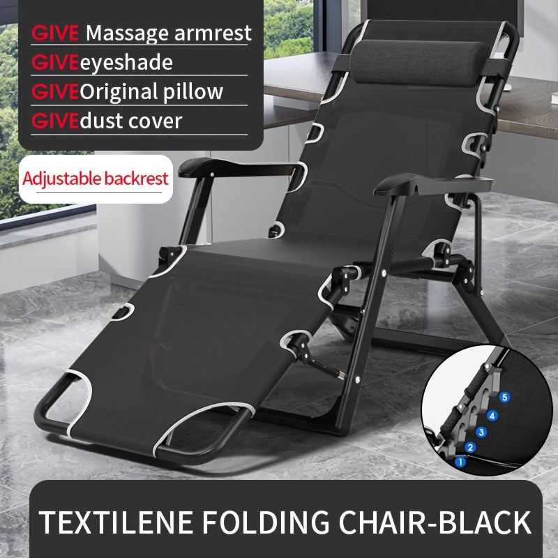 Recliner Folding Chair 2 in 1 Single Person Bed