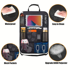Car Seat Back Organizer Pockets Hanging Bag Versatile Snack Organizer