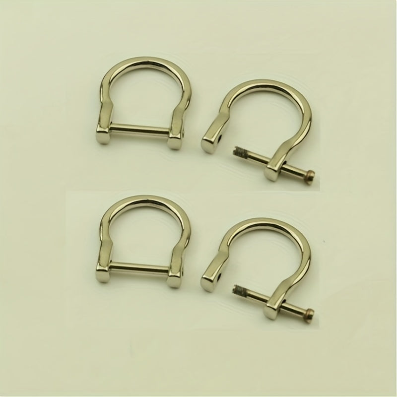 2pcs Metal Detachable D Ring Buckle for Handbag Strap