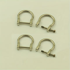 2pcs Metal Detachable D Ring Buckle for Handbag Strap