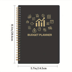 BUBU Budget Planner Monthly Finance Organizer - Undated Expense Tracker Notebook