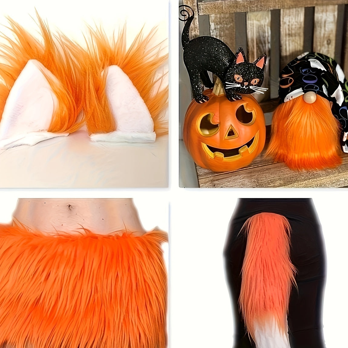 Faux Fur Christmas Square Patch Decorative Webbing Chair Cover Cushion