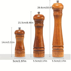 Wooden Spice Grinder Manual Pepper Mill Spice Crusher