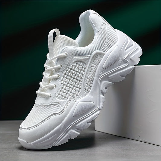 Men's Breathable Chunky Sneakers For Jogging Gym