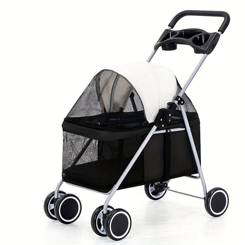 Portable Outdoor Dog Stroller For Small & Medium Pets