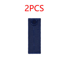 2pcs Elastic Waist Extenders For Pants Band Adjustable Women And Men