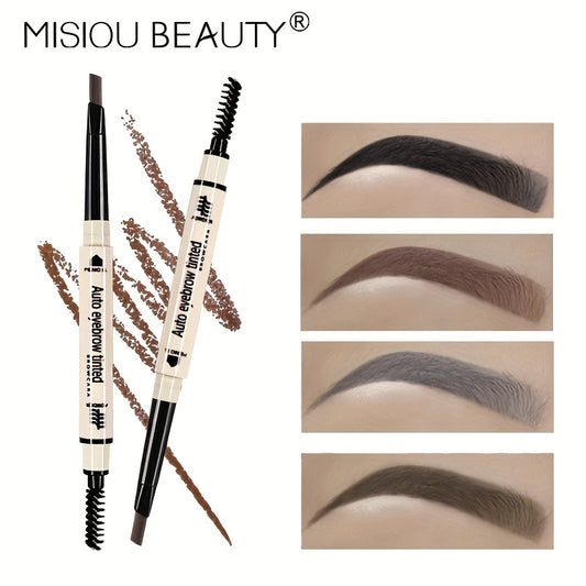 4 Colors Eyebrow Pencil Triangular Head Long Lasting Waterproof Sweat Proof