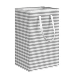 72L Laundry Hamper With Extended Handles, Collapsible Large Clothes Basket