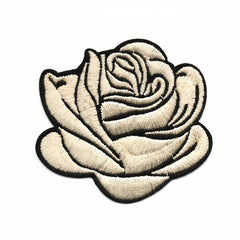 Embroidery Rose Clothing Accessories Flower Patch For Men