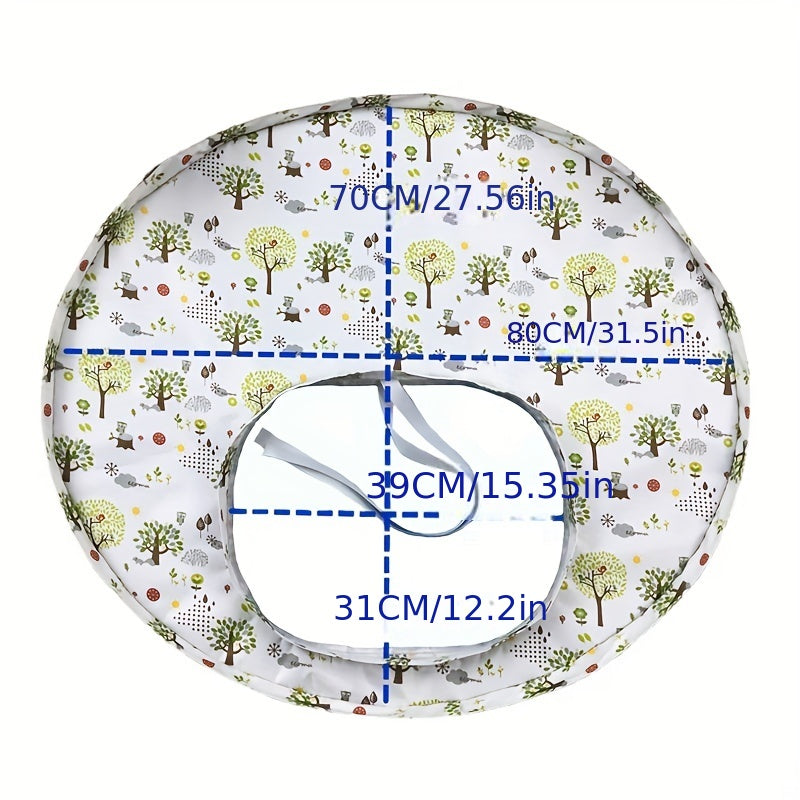 Kids Self-Eating Placemat Leak-proof Bib Cover